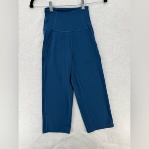 Lululemon Align Wide Leg Super-High-Rise Crop *23" Size O Blue